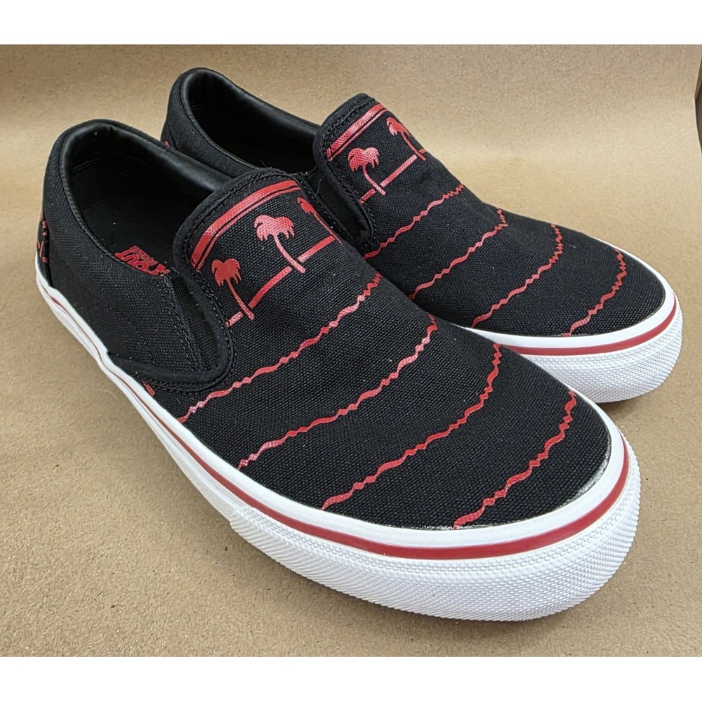 In-N-Out Burger Black Drink Cup Slip-On Shoes Womens 10.5 Mens 9